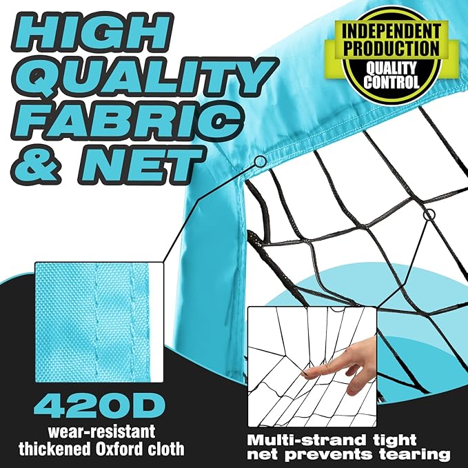 Kids Soccer Goal for Backyard 5×3, 6×4, 6×4, 9×5FT 9×5FT Easy