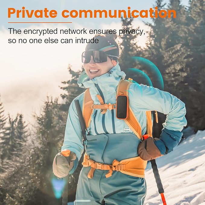 Mesh Communicator Walkie Talkie 2000FT, One-Click