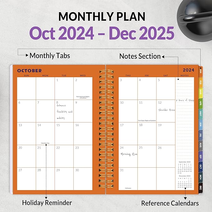 2025 Fitness Workout Journal Planner for Women & Men 2025 - 2025 Exercise 6.4" x 8.3" Fitness