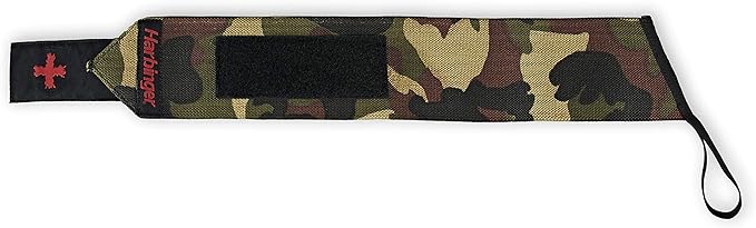 Harbinger Red Line 18-Inch Weightlifting Wrist Wraps for Men and Women (Pair)