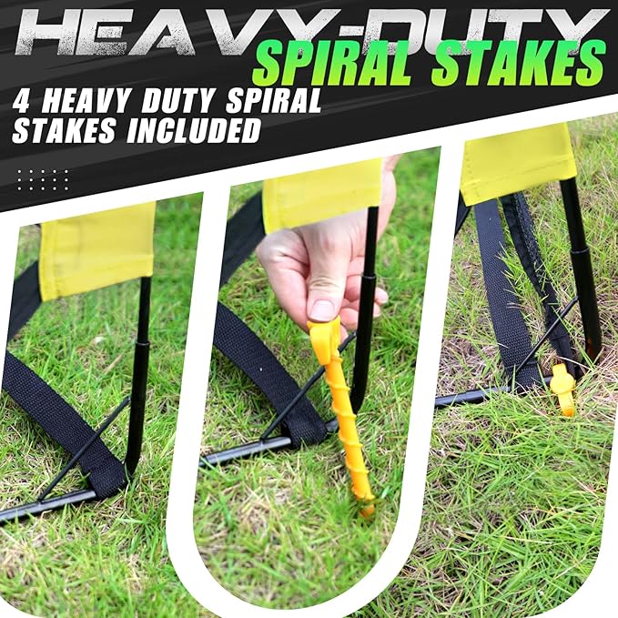 Kids Soccer Goal for Backyard 5×3, 6×4, 6×4, 9×5FT 9×5FT Easy
