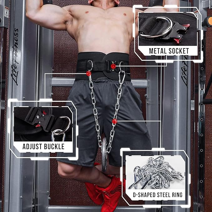 MANUEKLEAR Quick Locking Dip Belt 40 inchs