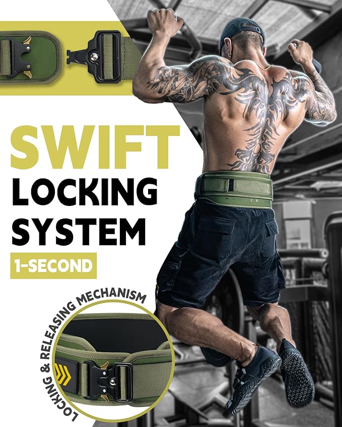 MANUEKLEAR Quick Locking Weighted Belt