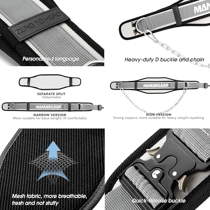 MANUEKLEAR All-Round Weighted Belt For Pullups