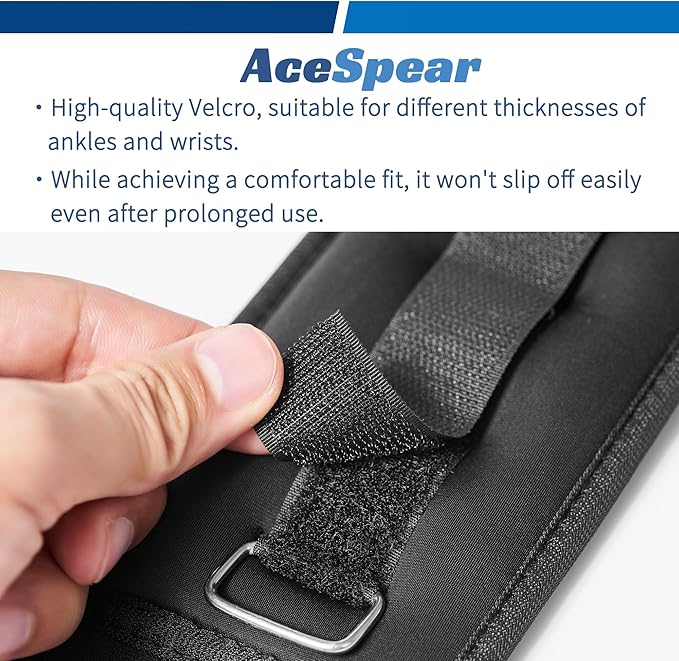 AceSpear Ankle Weights for Men Women Wrist Weights 2 * 1lb 2lbs 2lbs 3lbs 3lbs 4lbs 4lbs 5lbs 5lbs 6lbs 6lbs Leg