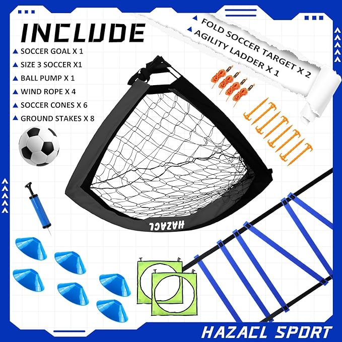 Kids Soccer Goal for Backyard 9x5 FT