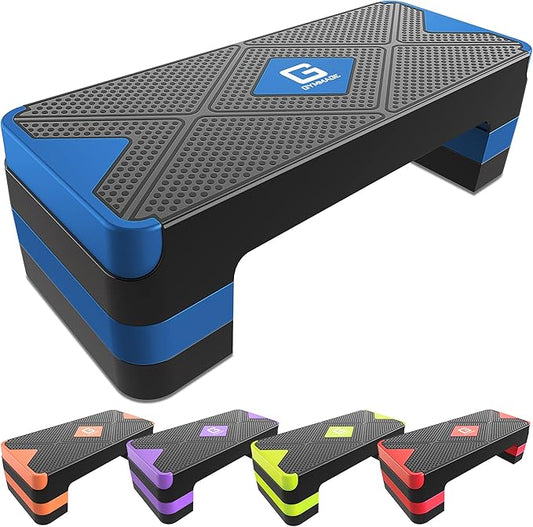 Aerobic Exercise Step 26.5" Step 4â€ 6â€ 6â€ 8â€ 8â€ Adjustable