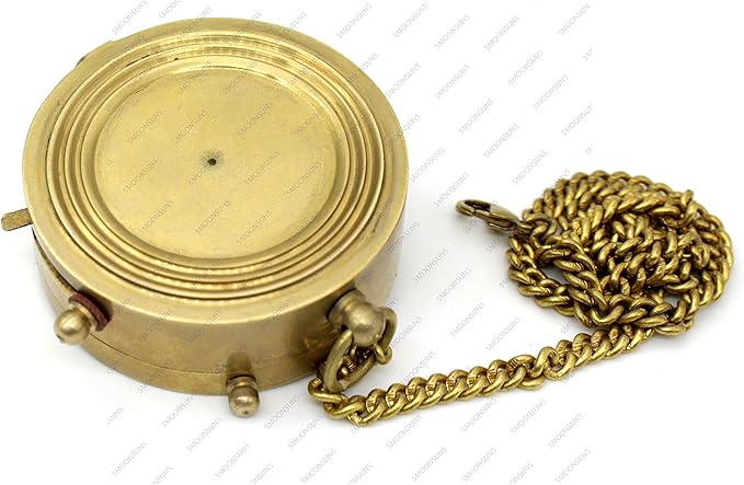 5MOONSUN5's US Army Engraved Brass Military Compass Nautical