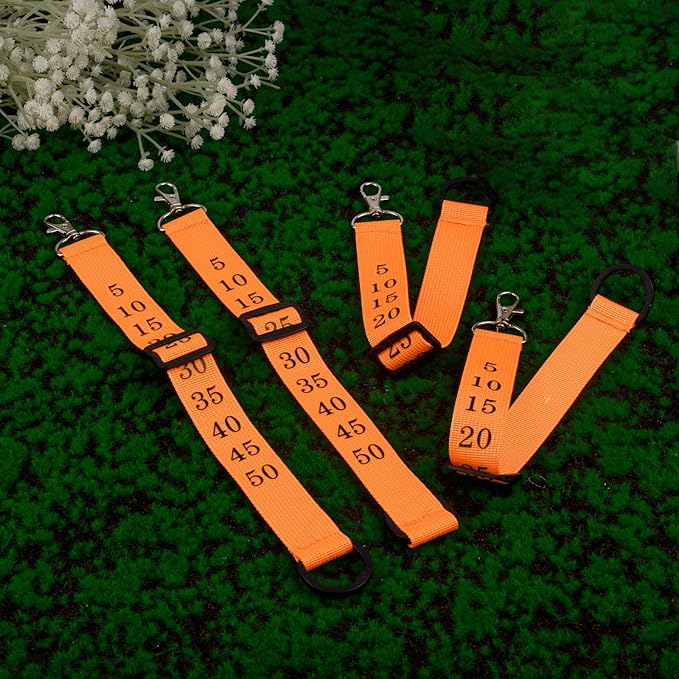4pcs Football Chain Clips 12.8x0.98in Football