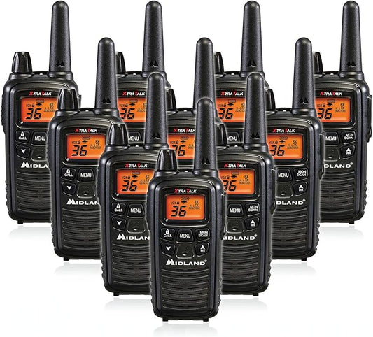 Midland LXT600VP3 36 Channel FRS Two-Way Radio - 30 Mile 10)