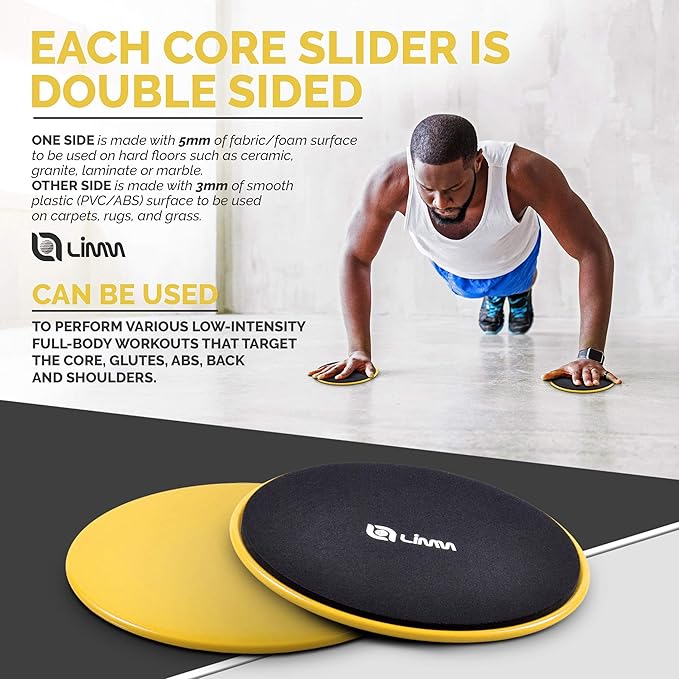 Limm Core Sliders for Working Out - Exercise 2) -