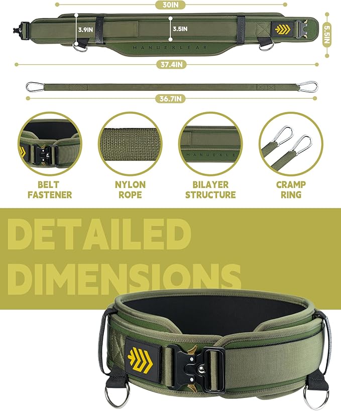 MANUEKLEAR Quick Locking Weighted Belt