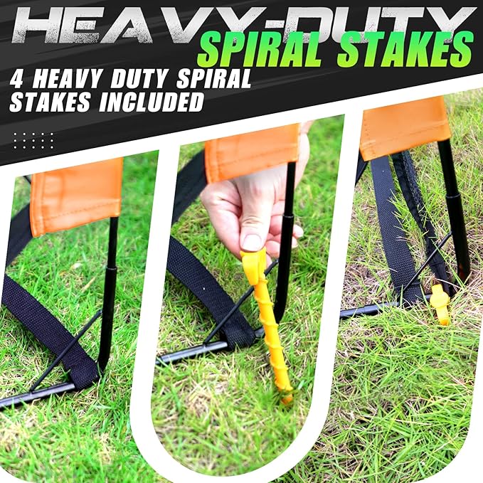 Kids Soccer Goals for Backyard 5×3, 6×4, 6×4, 9×5FT 9×5FT 2 2 Pieces