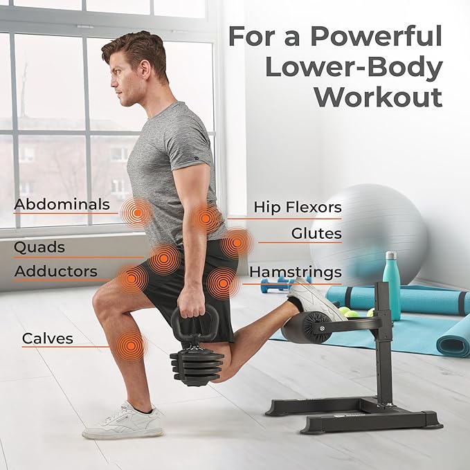 Lifepro Bulgarian Split Squat Stand Max- Durable 7 Adjustable