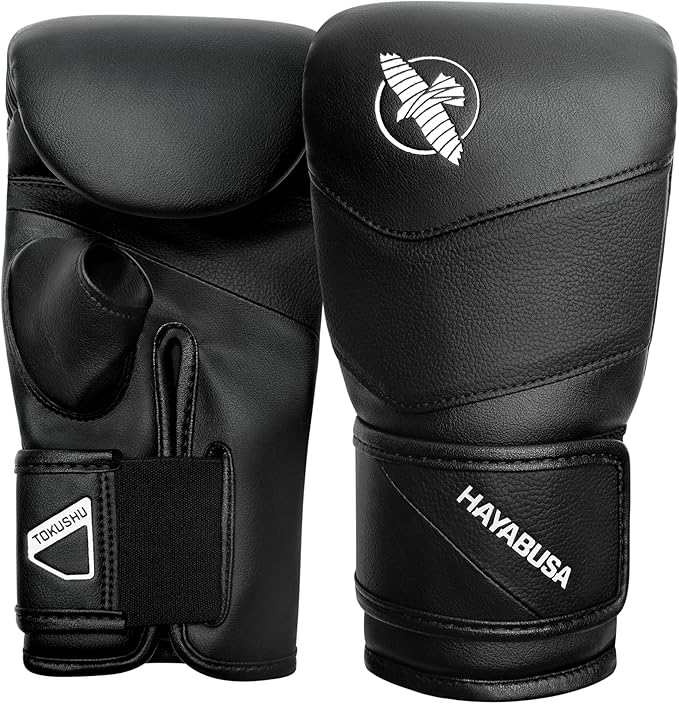 Hayabusa T3 Boxing Bag Gloves for Men and Women, Open Thumb