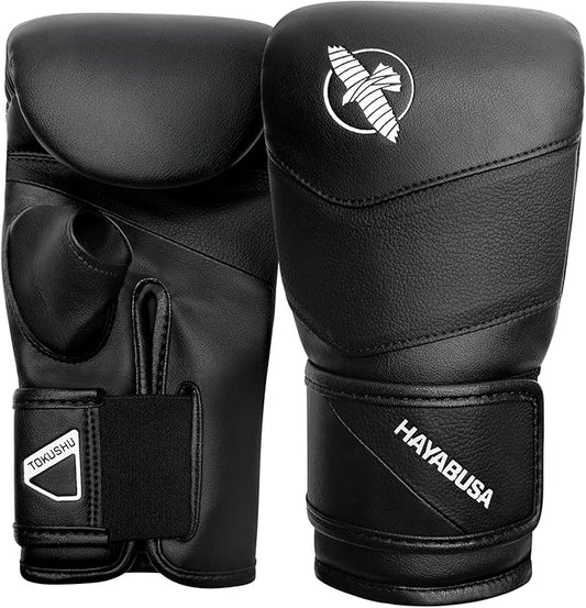 Hayabusa T3 Boxing Bag Gloves for Men and Women, Open Thumb