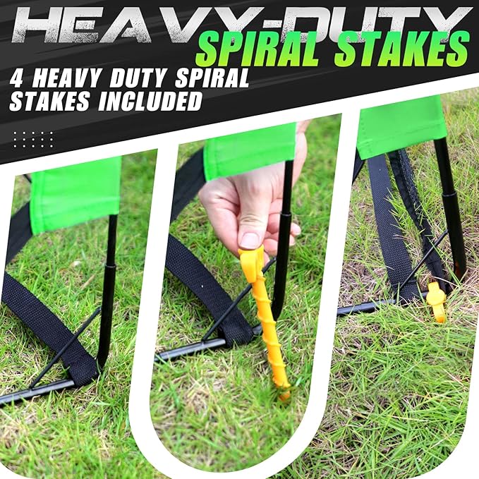 Kids Soccer Goal for Backyard 5×3, 6×4, 6×4, 9×5FT 9×5FT Easy