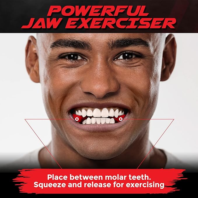 Mayena Jaw Exerciser for Men & Women – 3 Resistance (6 pcs)
