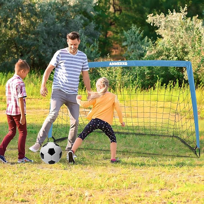 6x4FT / 9x5FT Kids Soccer Goal for Backyard