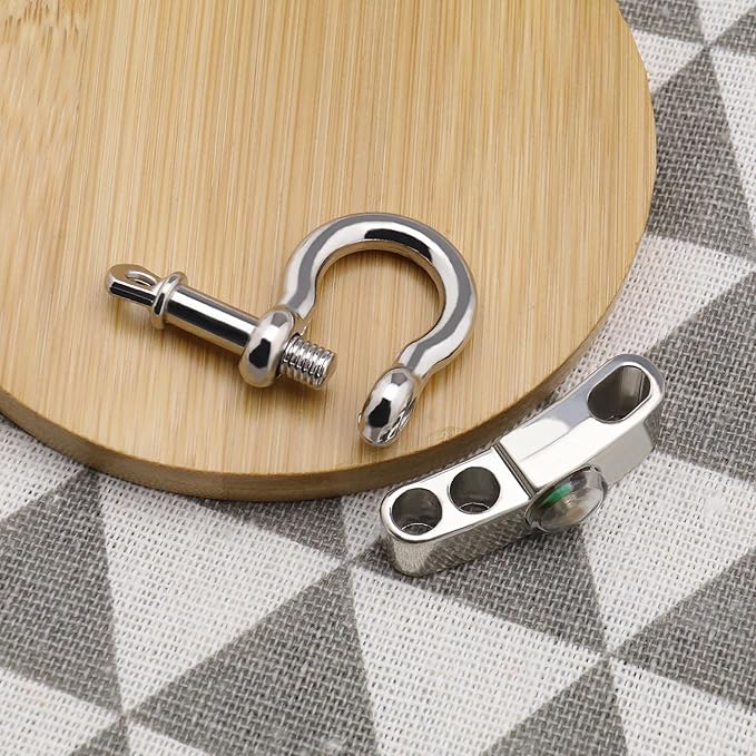 3 Pairs Adjustable D Shackles Buckle Sets U-Shaped