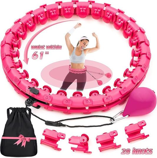 28 Detachable Knots Smart Weighted Hula Hoops