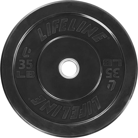Lifeline Rubber Bumper Plate - Multiple Weight Options