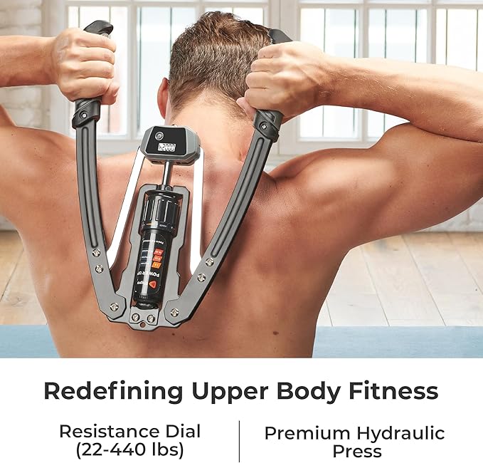 Lifepro Arm Exercise Hydraulic Power Twister Arm and 22-440lbs, Bicep