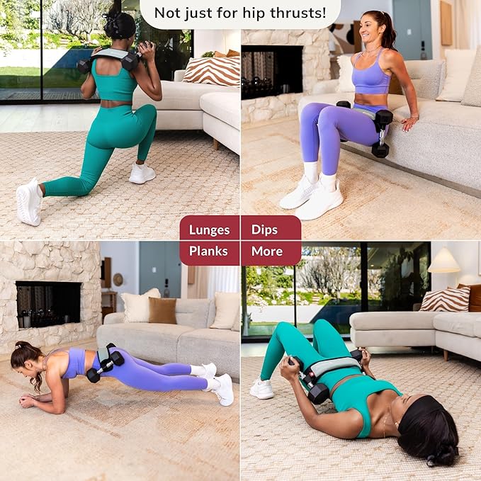 Mini Hip Thrust Belt for Gym or Home Workouts