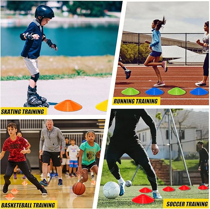 25/50 Pack Disc Cones for Sports 5 Color