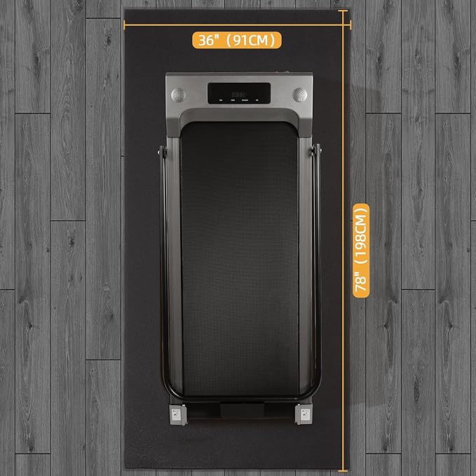 High Density Home Gym Treadmill Exercise Bike Equipment Mat 1/4" Thick,