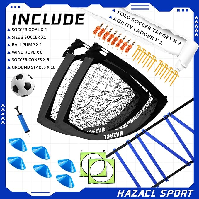 Kids Soccer Goal for Backyard 9x5 FT