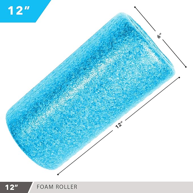 High-Density Round Foam Rollers - 4 Size and 8 Color