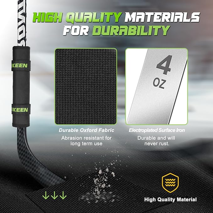 Hikeen Professional Hockey Stick Weight,Adjustable 4-16 Ounces Weights Training Aid,Anti-Slip Durable Hockey Stick Weight for Stick Speed, Timing and Puck Control