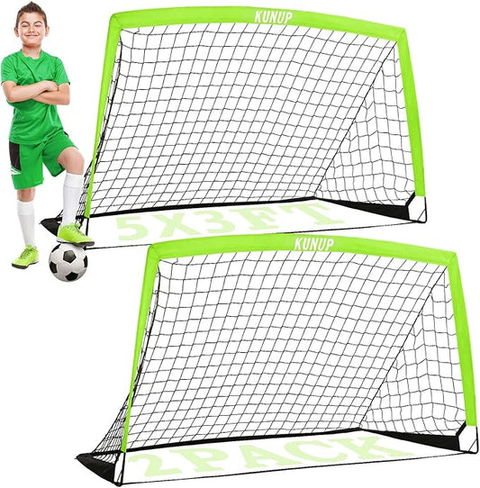 Kids Soccer Goals for Backyard 5×3, 6×4, 6×4, 9×5FT 9×5FT 2 2 Pieces