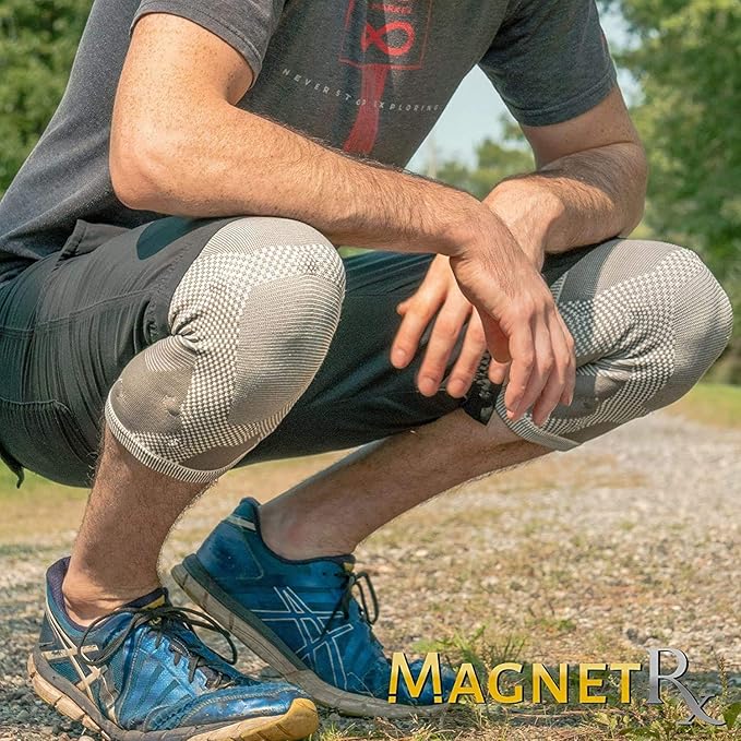 MagnetRX® Magnetic Knee Sleeve – (2-Pack) Effective Compression Knee Brace with Magnets for Comfort & Recovery – Magnetic Brace Support (X–Large)