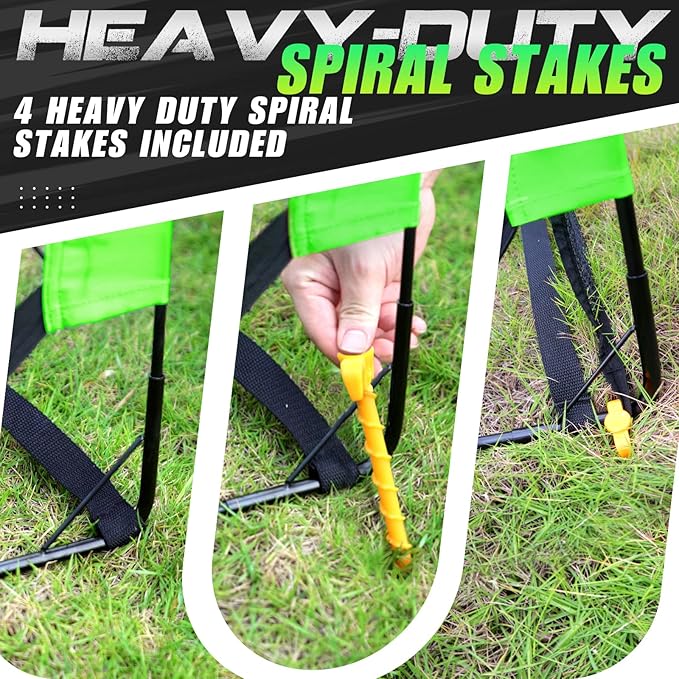 Kids Soccer Goal for Backyard 5×3, 6×4, 6×4, 9×5FT 9×5FT Easy