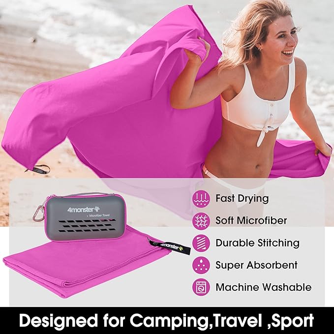 4Monster Camping Towels Super Absorbent