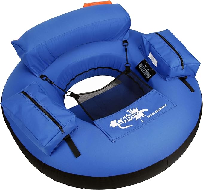 High Sierra II Inflatable Float Tube for Fishing and Angling by Caddis Sports