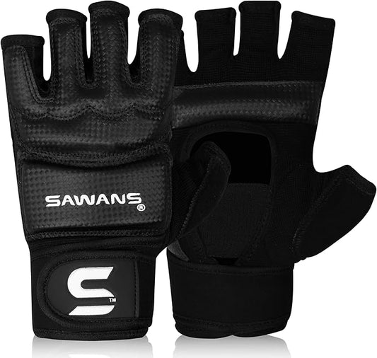 MMA Gloves Karate Mitts Punch Bag Boxing Gloves Martial Arts Combat Taekwondo Kickboxing Mitts Fighting Grappling Training for Womens Mens Adults
