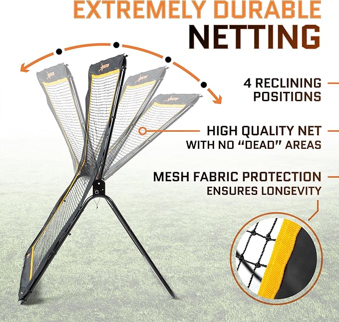 ACELETIQS Lacrosse Rebounder for Backyard 5x7 Feet Baseball