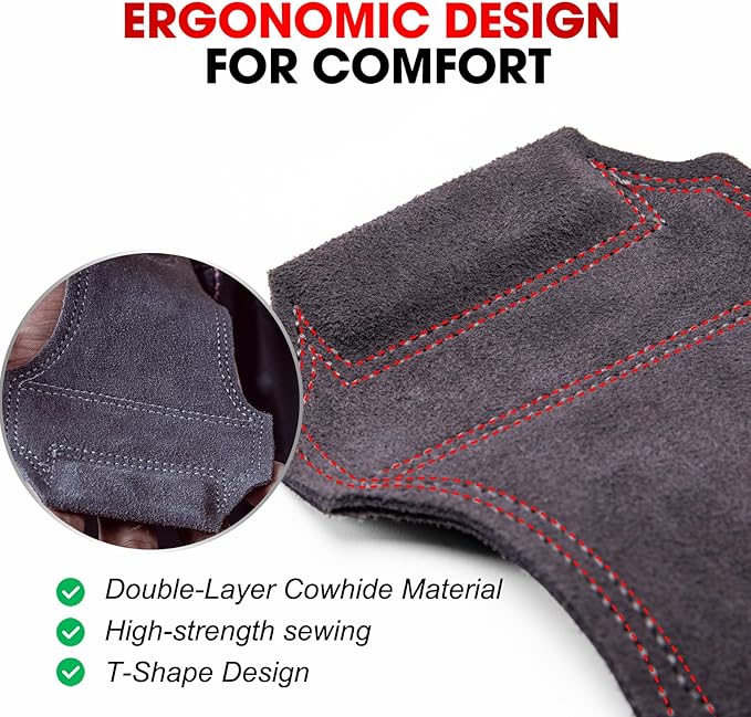 MANUEKLEAR Wrist Straps for Weightlifting