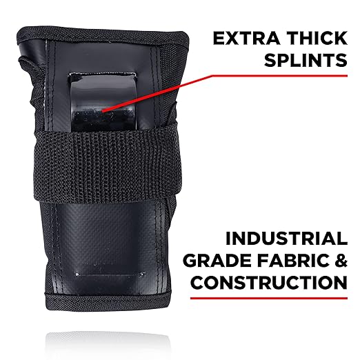 187 Killer Pads Six Pack Pad Set, Elbow Pads, Knee Pads, and Wrist Guards - Ideal for Skateboarding, Roller Skating, and Inline Skating