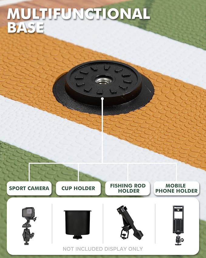 11'6"x35" Inflatable Paddle Board, 450lbs Extra Wide Stand Up Sup Board for Adults, Blow Up Paddleboard Kayak Non-Slip Stable Deck Boat for Yoga Fishing Surf