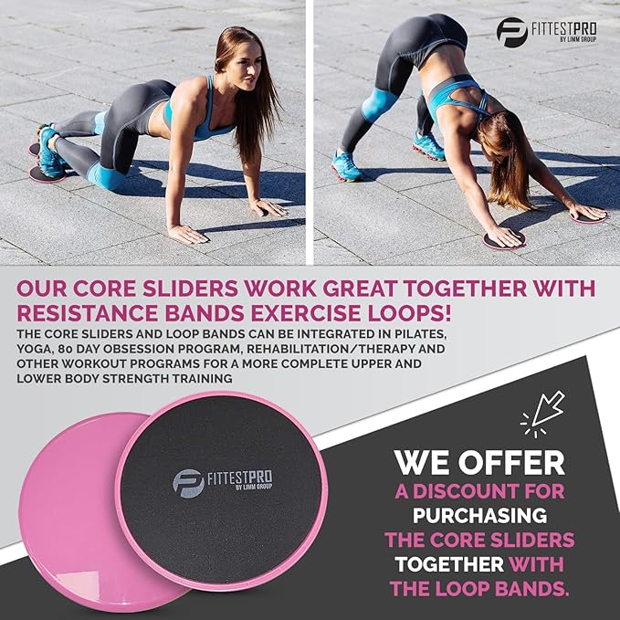 Limm Core Sliders for Working Out - Exercise 2) -