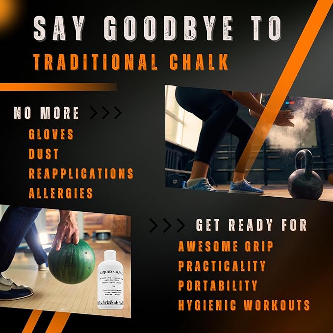 Liquid Chalk Weightlifting 250ML Gym Chalk Blocks Climbing Chalk Rock Climbing Chalk Lifting Chalk for Weightlifting Chalk Ball Spray Chalk Bulk Gymnastics Chalk Hand Chalk Holder Chalk Pole Sports