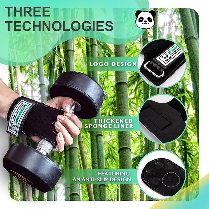 MANUEKLEAR Weight Lifting Wrist Wraps