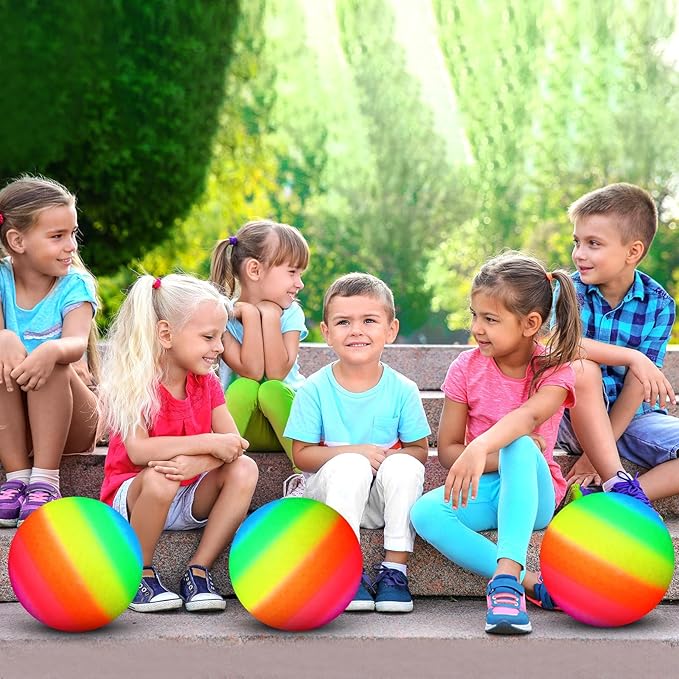 Macarrie 30 Pcs Playground Balls 6 Inches Dodgeball
