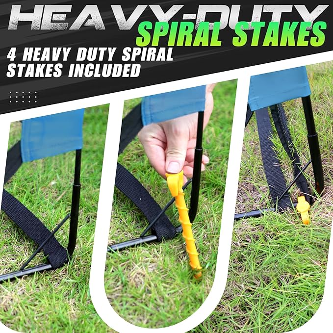 Kids Soccer Goals for Backyard 5×3, 6×4, 6×4, 9×5FT 9×5FT 2 2 Pieces