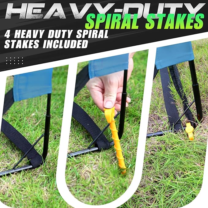 Kids Soccer Goal for Backyard 5×3, 6×4, 6×4, 9×5FT 9×5FT Easy