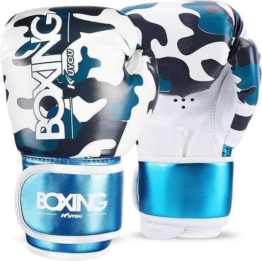 Kids Boxing Gloves, Boxing Gloves for Children 3-9 Youth Boys Girls Toddler PU Cartoon Sparring Training Boxing Gloves for Punching Bag, Kickboxing, Muay Thai, MMA